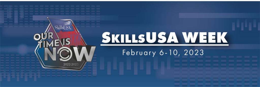 SkillsUSA Week February 6-10, 2023, Logo