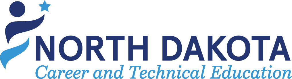 NDCTE Logo 2 shades of blue