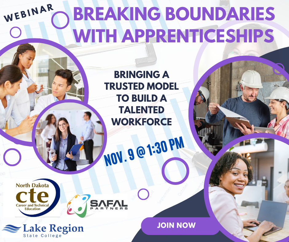 Image of Invitation for November 9 2022 Apprenticeship Webinar