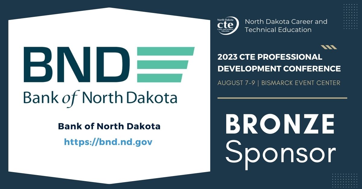 Bank of North Dakota  Bronze Conference Sponsor