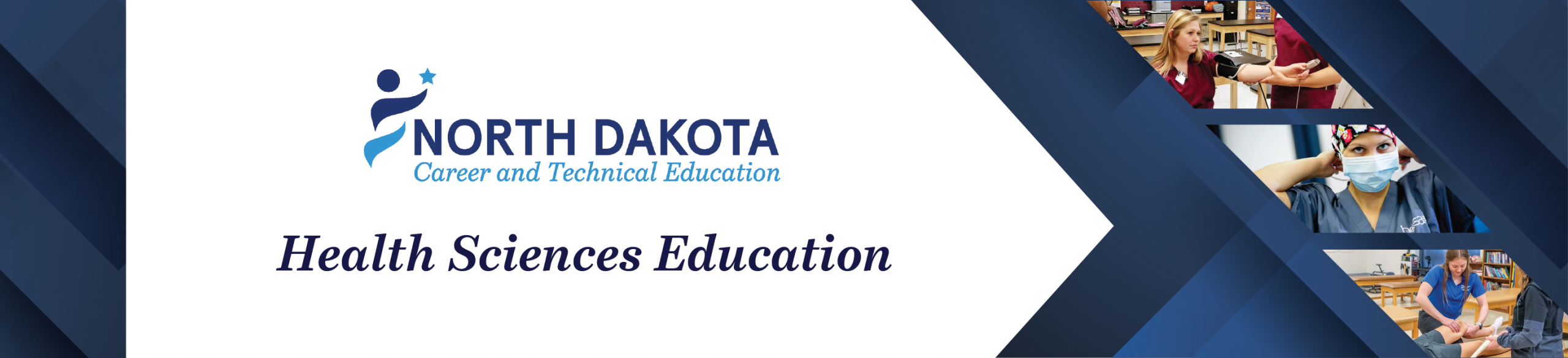 Health Sciences Education Banner with Images